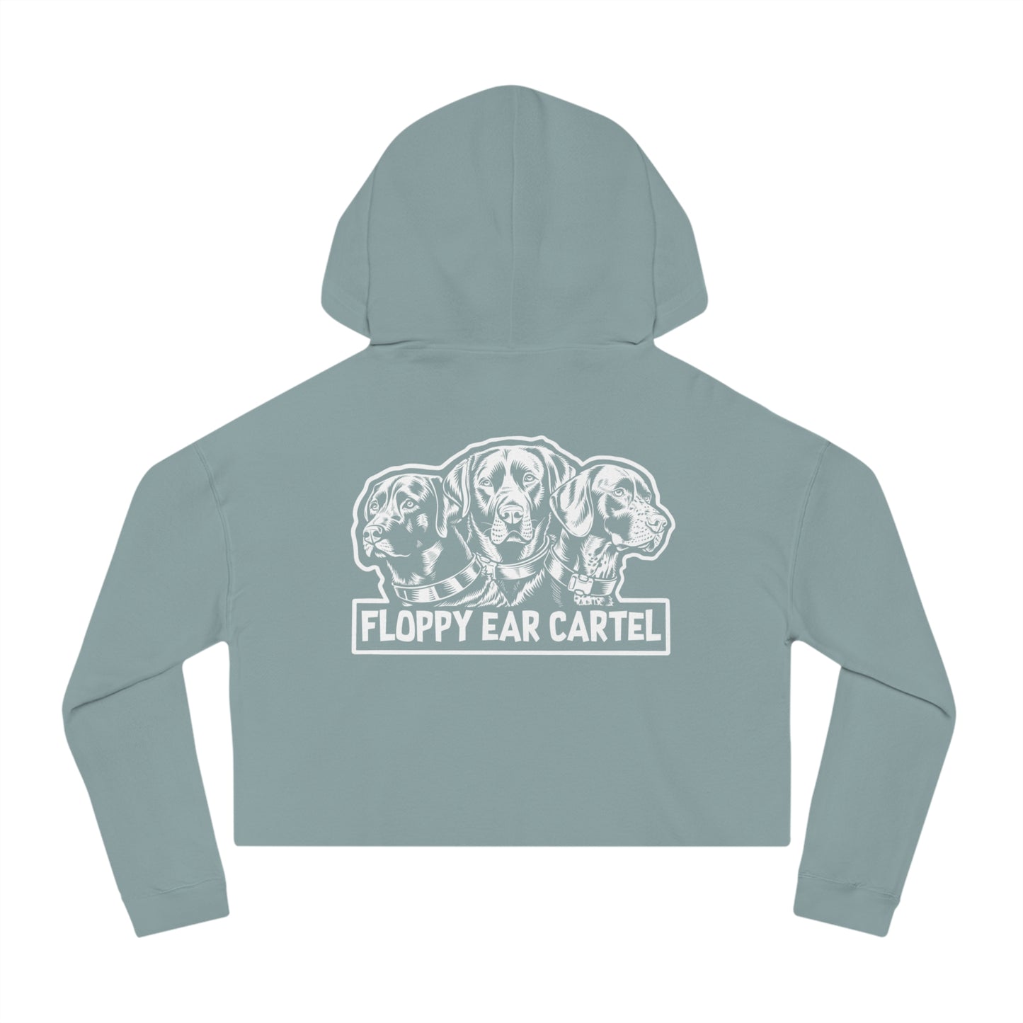 Floppy Ear Cartel Cropped Hoodie