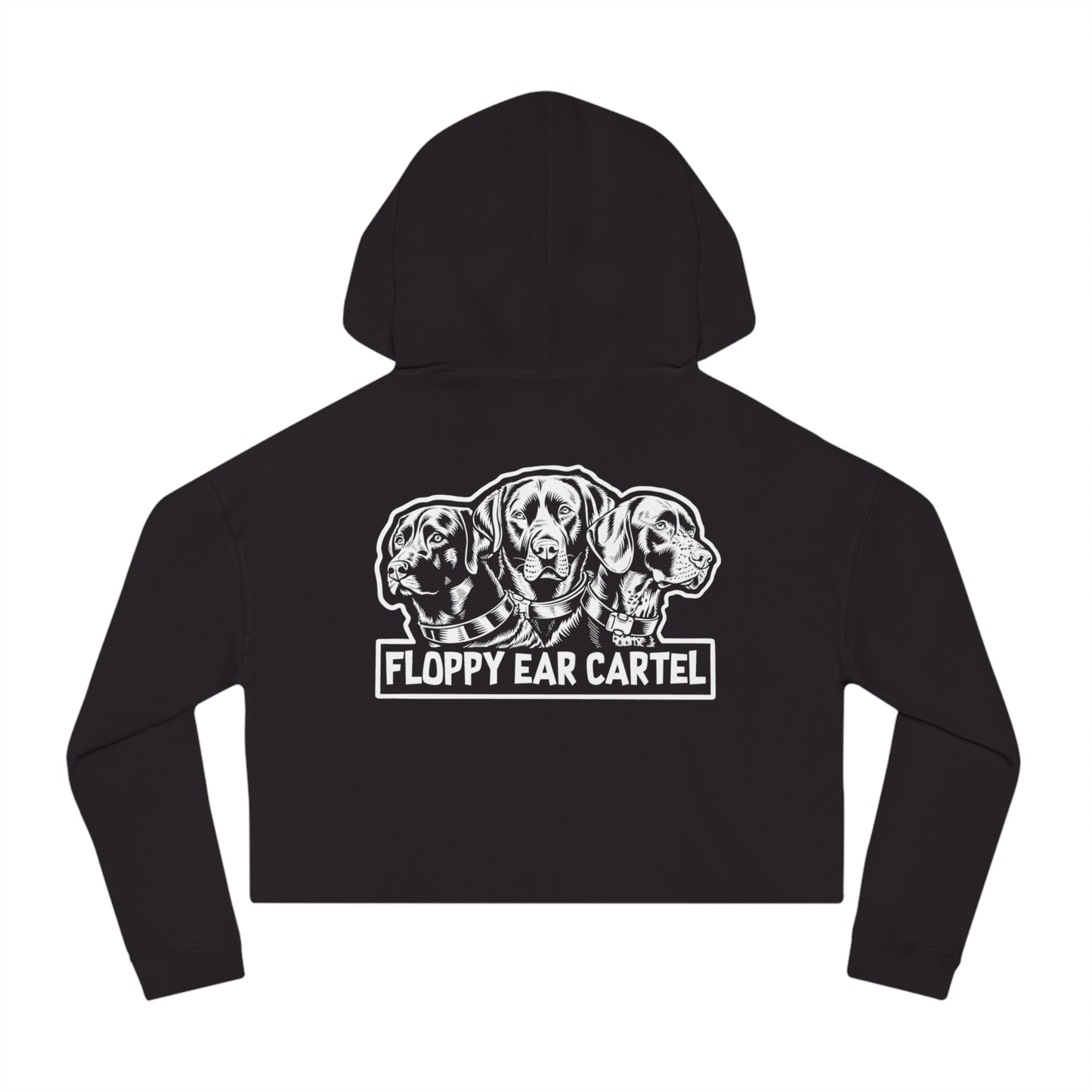 Floppy Ear Cartel Cropped Hoodie