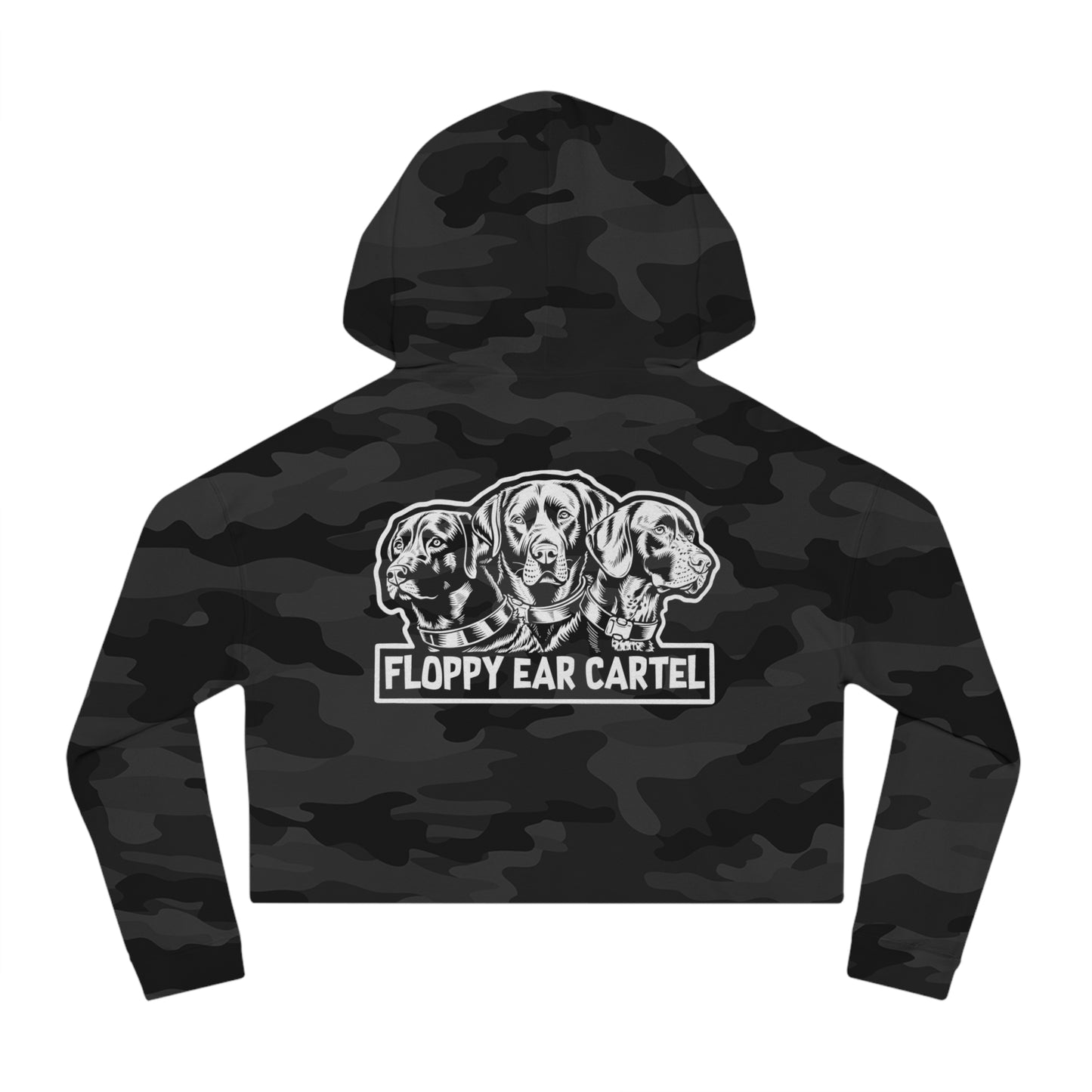 Floppy Ear Cartel Cropped Hoodie