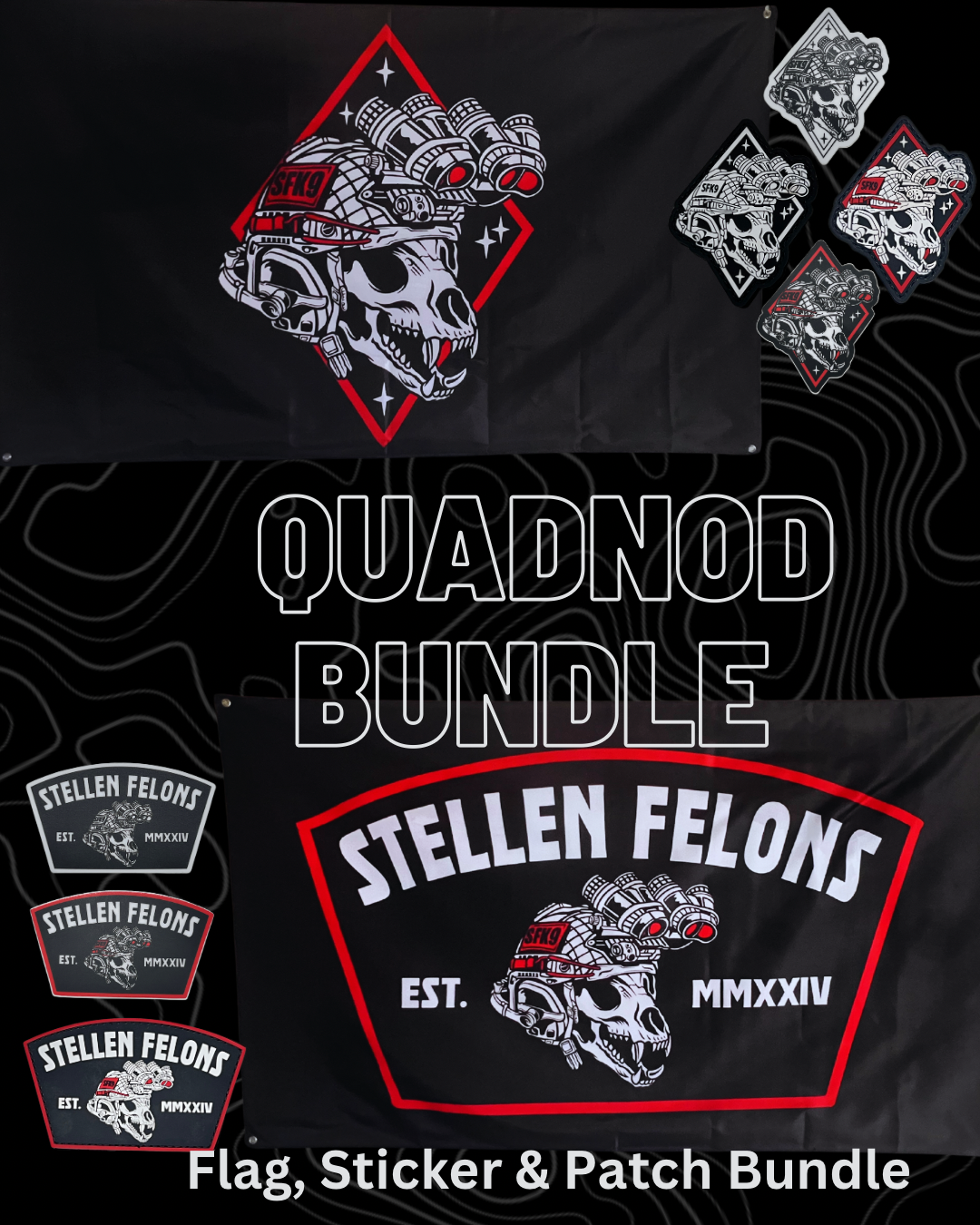 QuadNod Flag Bundle