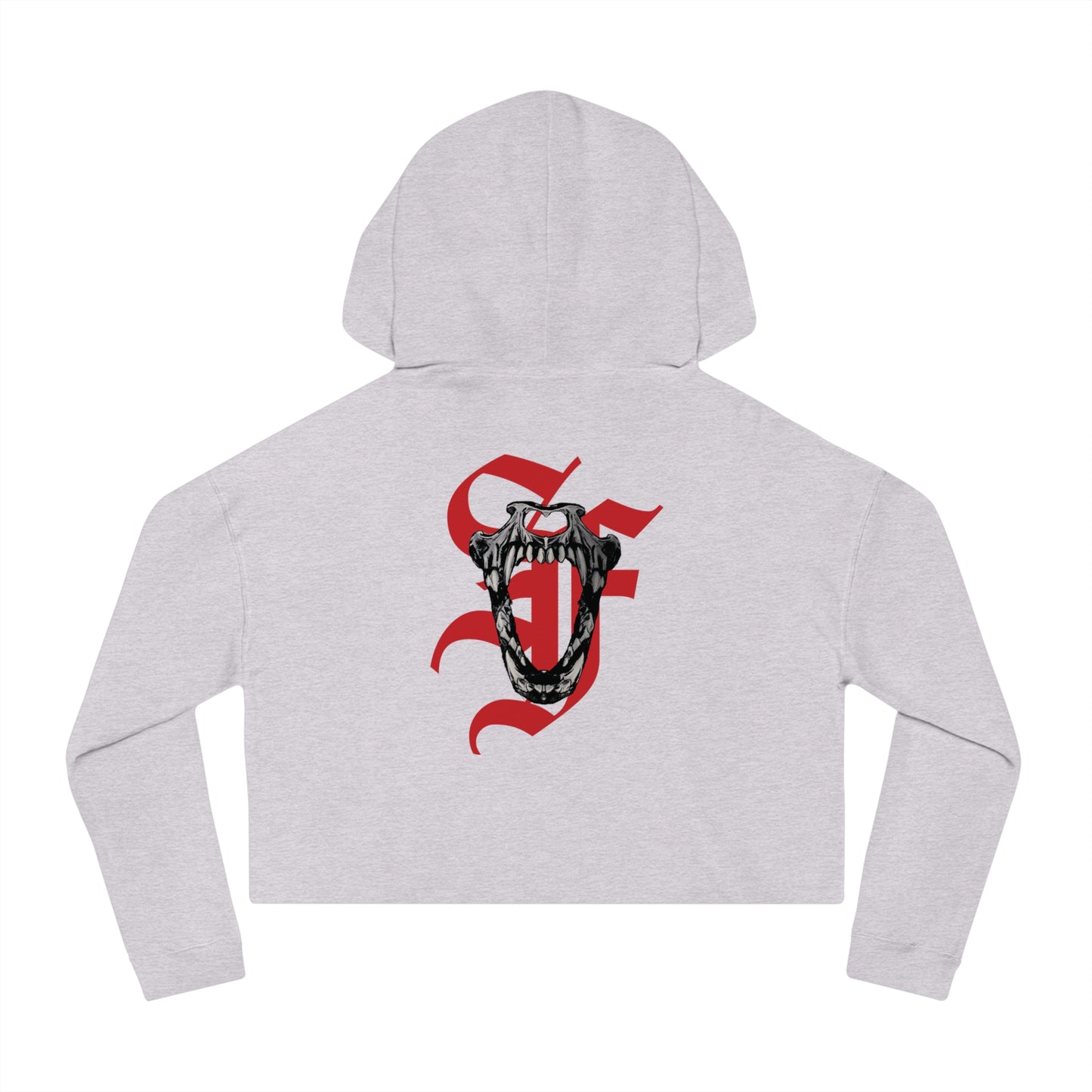 SF Skull Women’s Cropped Hooded Sweatshirt