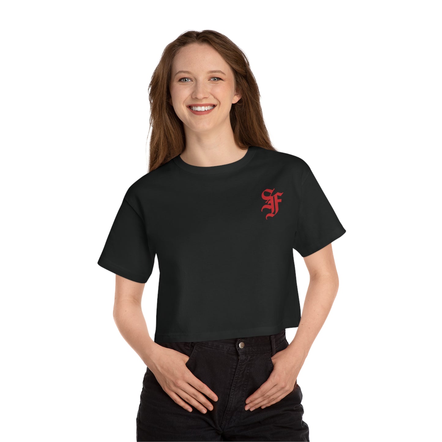 QuadNod Champion Women's Heritage Cropped T-Shirt