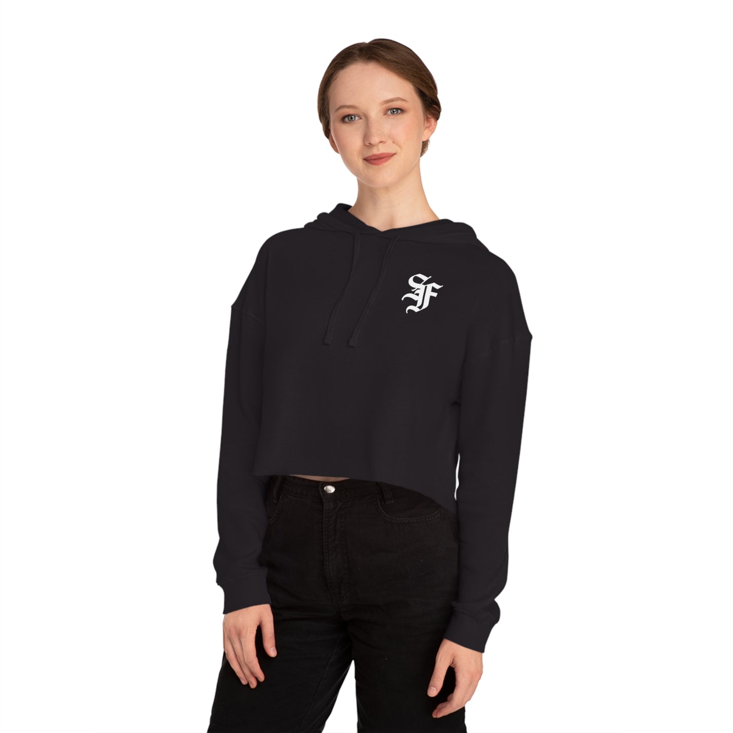Floppy Ear Cartel Cropped Hoodie
