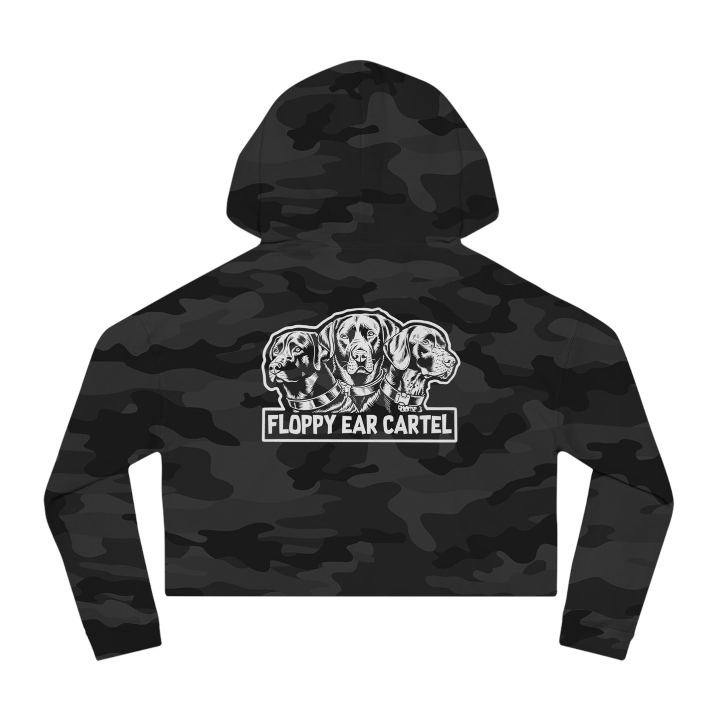 Floppy Ear Cartel Cropped Hoodie
