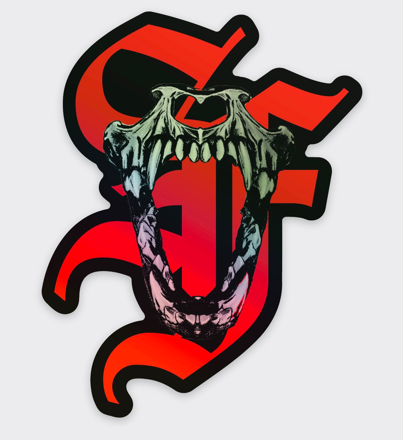 SF Sticker (black) holographic – Stellen Felons